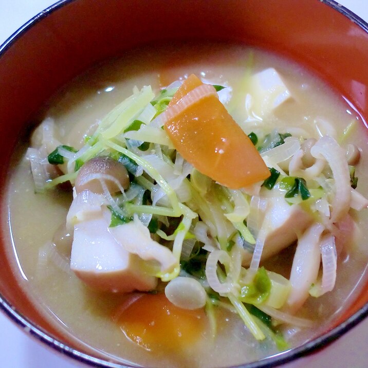ネギたっぷり 豆苗と野菜の味噌汁 レシピ 作り方 By Hottyoi 楽天レシピ ネギたっぷり 豆苗と野菜の味噌汁 レシピ 作り方 By Hottyoi 楽天レシピ